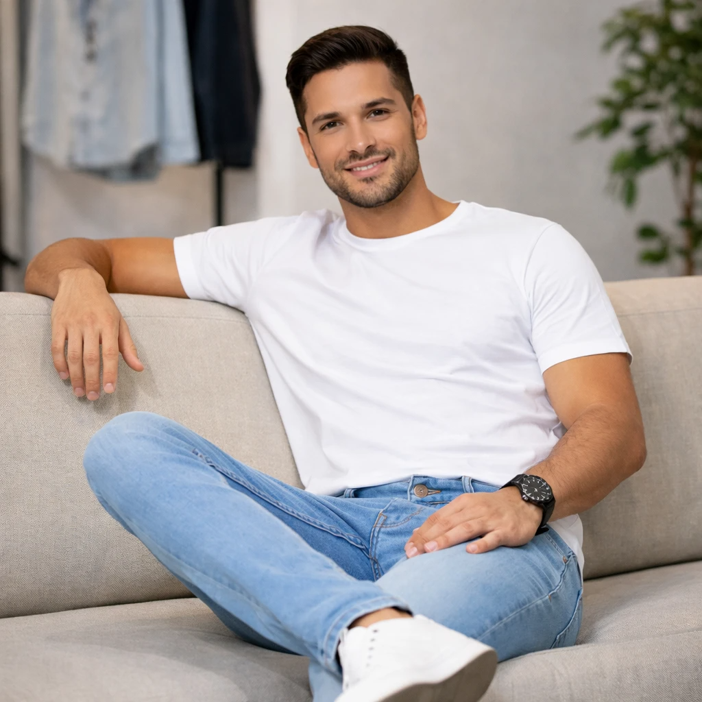 Kit 4 Calças Jeans Masculina Skinny Corte Tradicional