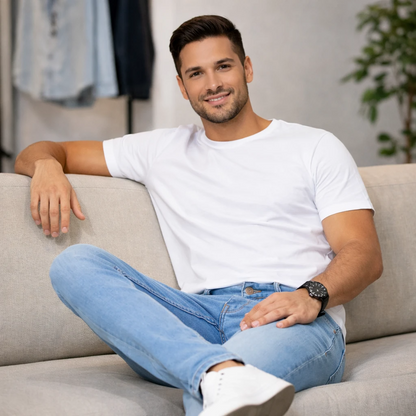 Kit 4 Calças Jeans Masculina Skinny Corte Tradicional
